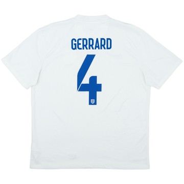 Maillot domicile Angleterre 2014-15 Gerrard #4 - 6/10 - (XL)