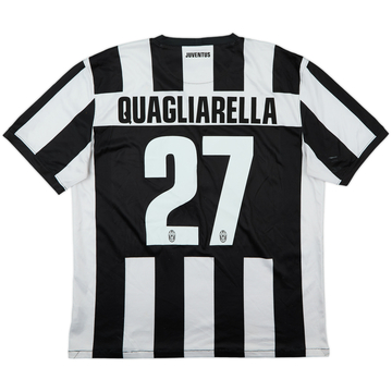 2012-13 Juventus Maillot Domicile Quagliarella #27 - 5/10 - (XL)