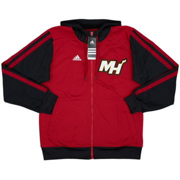 2013-14 Miami Heat adidas Sweat à capuche zippé (M)