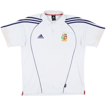 2005 British & Irish Lions Rugby 1/4 Zip Polo - 4/10 - (L)