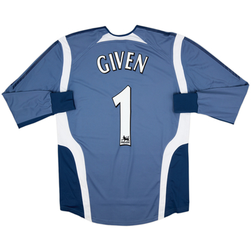 2005-06 Newcastle Maillot Gardien Given #1 - 8/10 - (M)