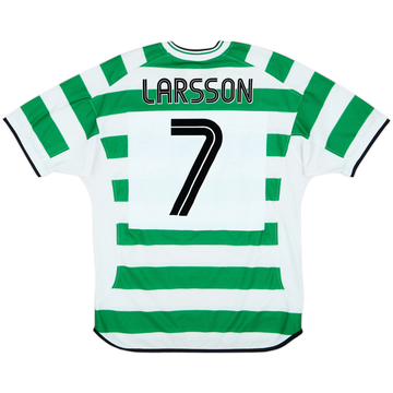 2001-03 Celtic Maillot domicile Larsson #7 - 5/10 - (L)