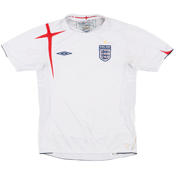 2005-07 Maillot domicile Angleterre - 4/10 - (M)