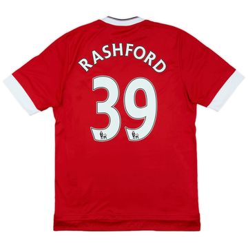 2015-16 Manchester United Maillot Domicile Rashford #39 - 6/10 - (S)