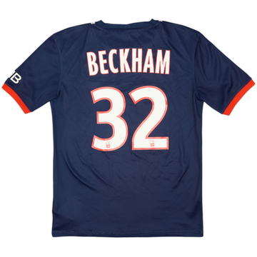 2013-14 Paris Saint-Germain Maillot domicile Beckham #32 - 5/10 - (S)