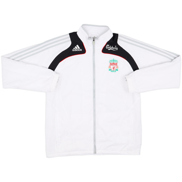 2008-09 Liverpool adidas Veste de survêtement - 8/10 - (L)