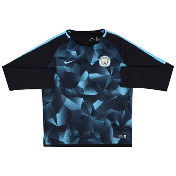 2017-18 Manchester City Nike Sweat - 9/10 - (L.Boys)