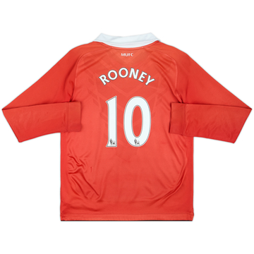 2010-11 Manchester United Maillot domicile ML Rooney #10 - 5/10 - (M.Boys)