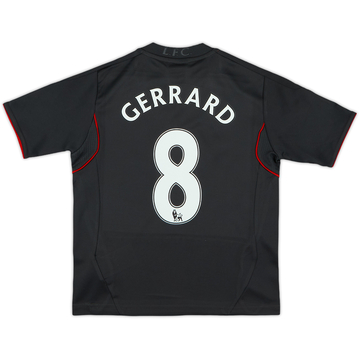 2011-12 Liverpool Maillot extérieur Gerrard #8 - 8/10 - (5-6 ans)