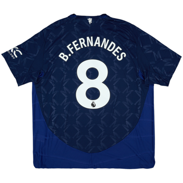2024-25 Manchester United Maillot extérieur authentique B.Fernandes #8 - 8/10 - (XXL)