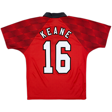1996-98 Manchester United Maillot domicile Keane #16 - 10/10 - (Y)