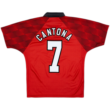 1996-98 Manchester United Maillot domicile Cantona #7 - 9/10 - (Y)