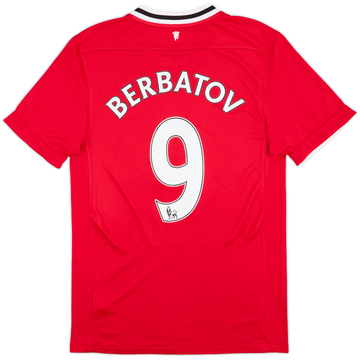 2011-12 Manchester United Maillot Domicile Berbatov #9 - 6/10 - (S)