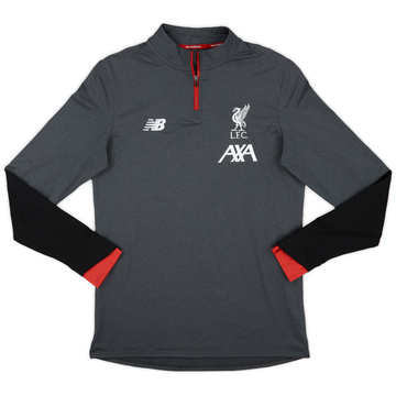 2019-20 Liverpool New Balance Haut d'entraînement 1/4 zip - 10/10 - (M)