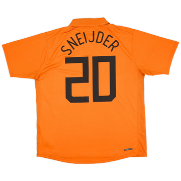 2006-08 Netherlands Maillot Domicile Sneijder #20 - 8/10 - (S)