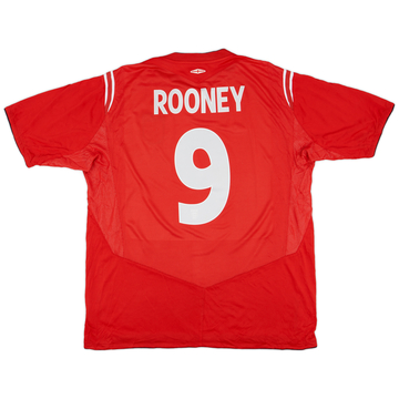 2004-06 England Maillot extérieur Rooney #9 - 9/10 - (XXL)