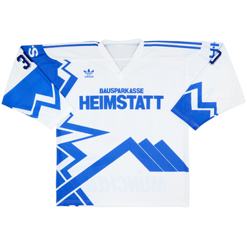 1991-92 EC Hedos Munich Birk H #30 adidas Maillot Domicile - 8/10 - (XL)