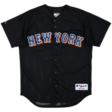 2001 New York Mets Shinjo #5 Majestic Authentic Maillot de practice - 8/10 - (M)