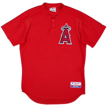 2003-04 Anaheim Angels Majestic Maillot d'entraînement authentique - 8/10 - (M)