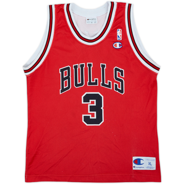 2001-06 Chicago Bulls Chandler #3 Champion Maillot extérieur - 8/10 - (XL.Boys)