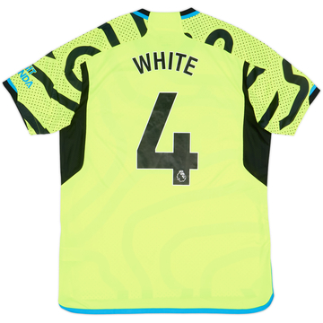 2023-24 Arsenal Maillot extérieur Blanc #4 (L)