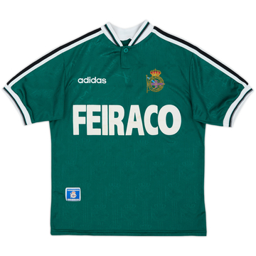 1996-98 Deportivo de La Coruna Maillot Extérieur - 7/10 - (XL.Boys)