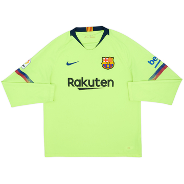2018-19 Barcelona Maillot Extérieur Manches Longues - 5/10 - (L)