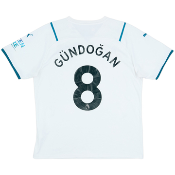 2021-22 Manchester City Maillot Away Gundogan #8 - 5/10 - (L)