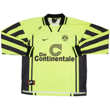 1996-97 Borussia Dortmund Maillot domicile manches longues - 8/10 - (XXL)