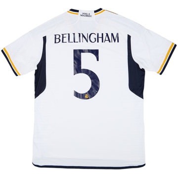 2023-24 Real Madrid Maillot domicile authentique Bellingham #5 - 10/10 - (XL)