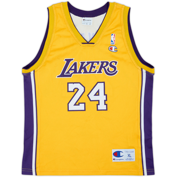 2006-10 LA Lakers Bryant #24 Champion Maillot Domicile - 9/10 - (XL.Boys)