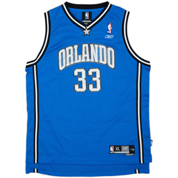 2004-06 Orlando Magic Hill #33 Reebok Maillot Swingman Extérieur - 6/10 - (XL.Boys)
