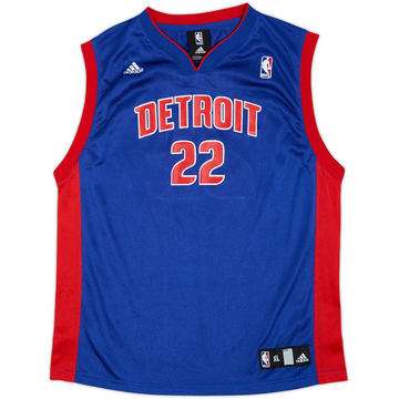 2006-10 Detroit Pistons Prince #22 adidas Maillot extérieur - 9/10 - (XL.Boys)