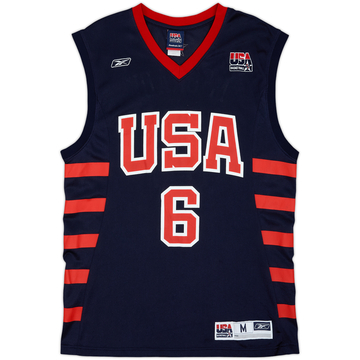 2004 USA McGrady #6 Reebok Maillot extérieur - 9/10 - (M)