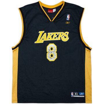 2002-06 LA Lakers Bryant #8 Reebok Maillot alternatif - 4/10 - (XL)