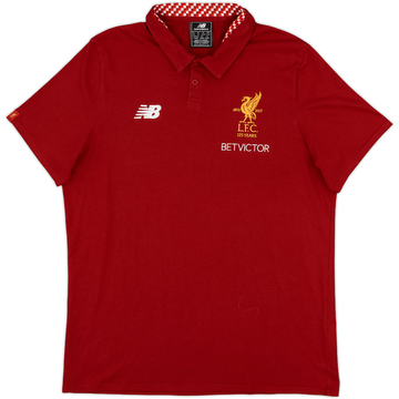 2017-18 Liverpool New Balance Polo 9/10 (XL)