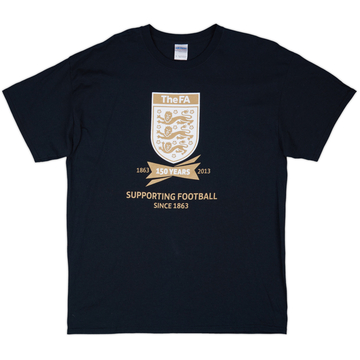 2013-14 England Gildan T-shirt en coton '150 ans' - 9/10 - (XL)