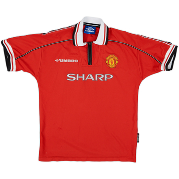 1998-00 Manchester United Maillot domicile - 5/10 - (L.Boys)