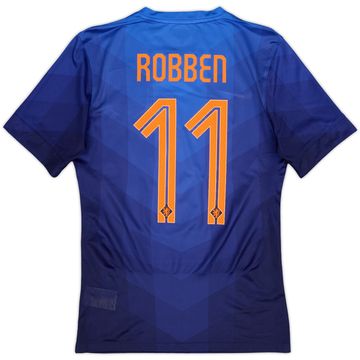 2014-15 Pays-Bas Maillot Extérieur Version Joueur Robben #11 - 8/10 - (S)