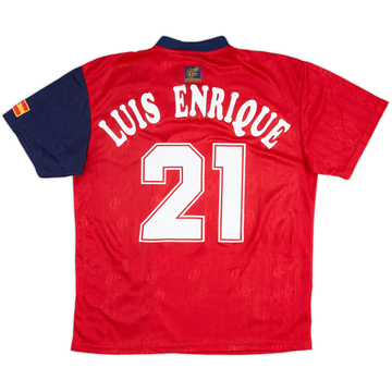 1996-98 Maillot domicile Espagne L.Enrique #21 - 8/10 - (L)