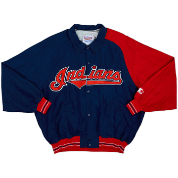 Années 90 Cleveland Indians Starter Veste de dugout - 9/10 - (XL)