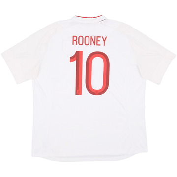 2012-13 England Maillot domicile Rooney #10 - 8/10 - (3XL)