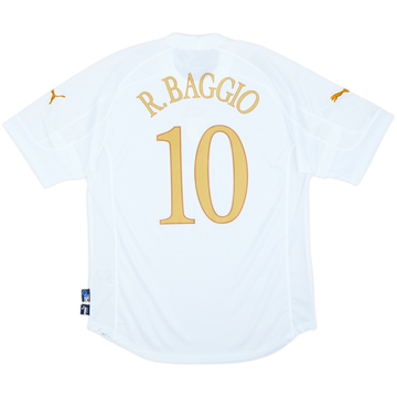 2004-06 Italy Maillot extérieur R. Baggio #10