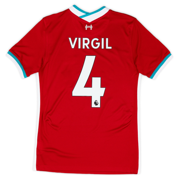 2020-21 Liverpool Home Shirt Virgil #4