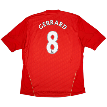 2010-12 Liverpool Maillot domicile Gerrard #8 - 6/10 - (3XL)