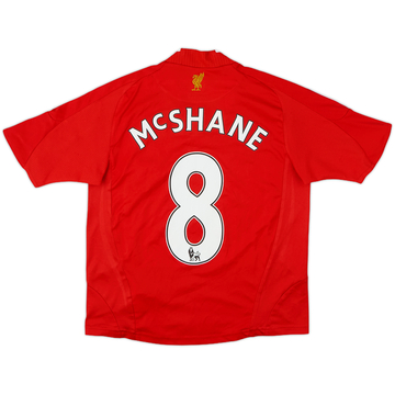 2008-10 Liverpool Maillot Domicile McShane #8 - 6/10 - (S.Boys)