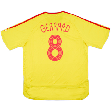 2006-07 Liverpool Maillot Extérieur Gerrard #8 - 7/10 - (XL)