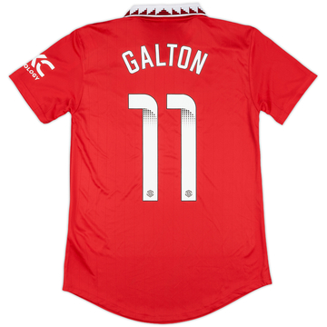 2022-23 Manchester United Maillot Domicile Galton #11 (Femme XS)