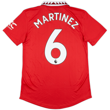 2022-23 Manchester United Maillot Domicile Martinez #6 S Femme