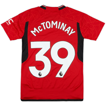 2023-24 Manchester United Maillot Domicile McTominay #39 (Femme XS)